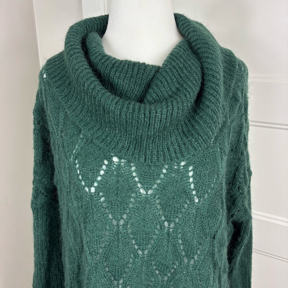 Elsamanda Mohair Blend Evergreen Sweater‎ S - Picture 2 of 7